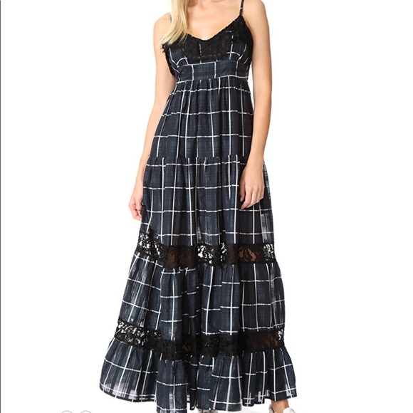 vetiver Dresses & Skirts - Vetiver plaid maxi dress size 0
